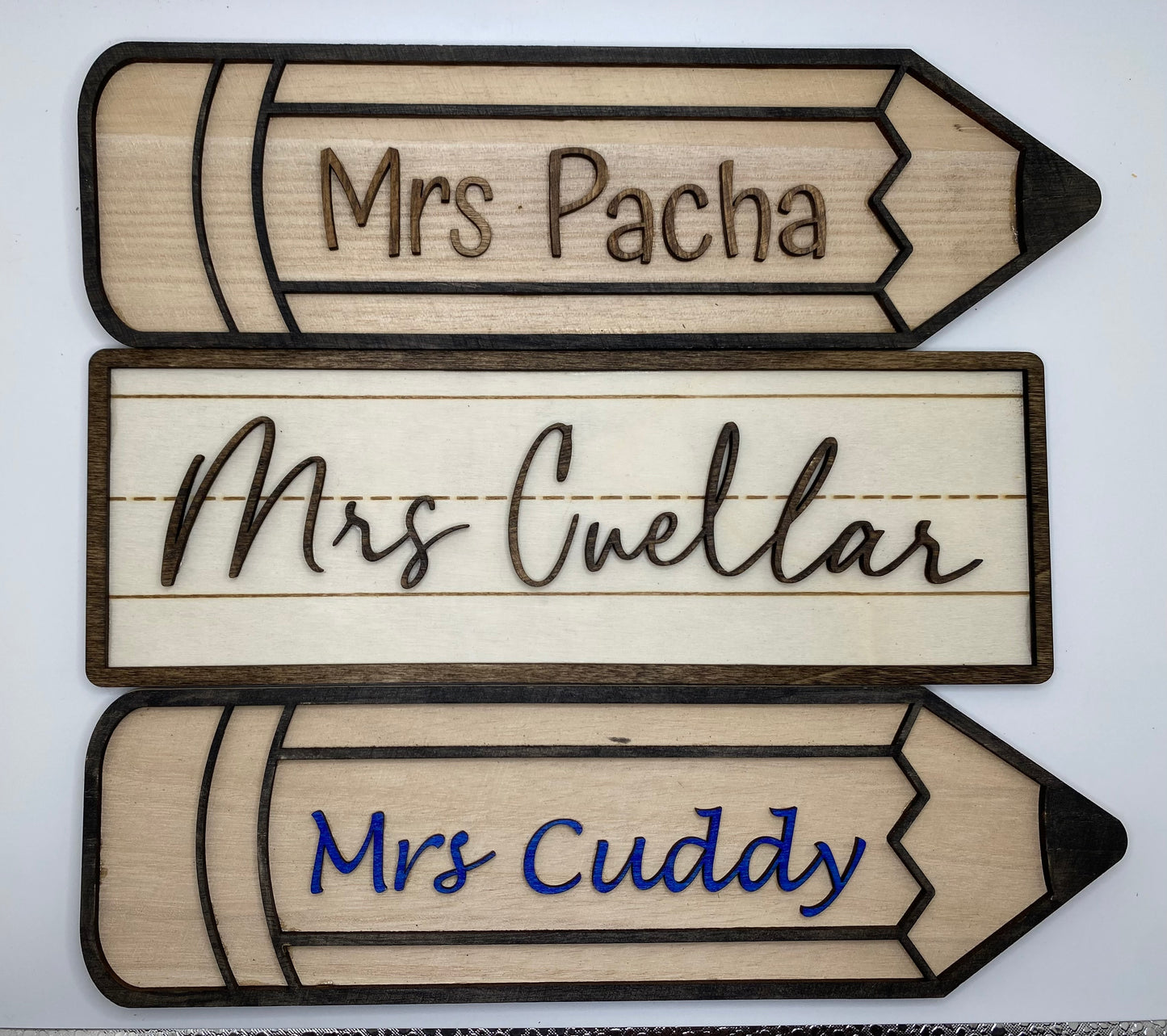 Teacher Pencil Name Plate