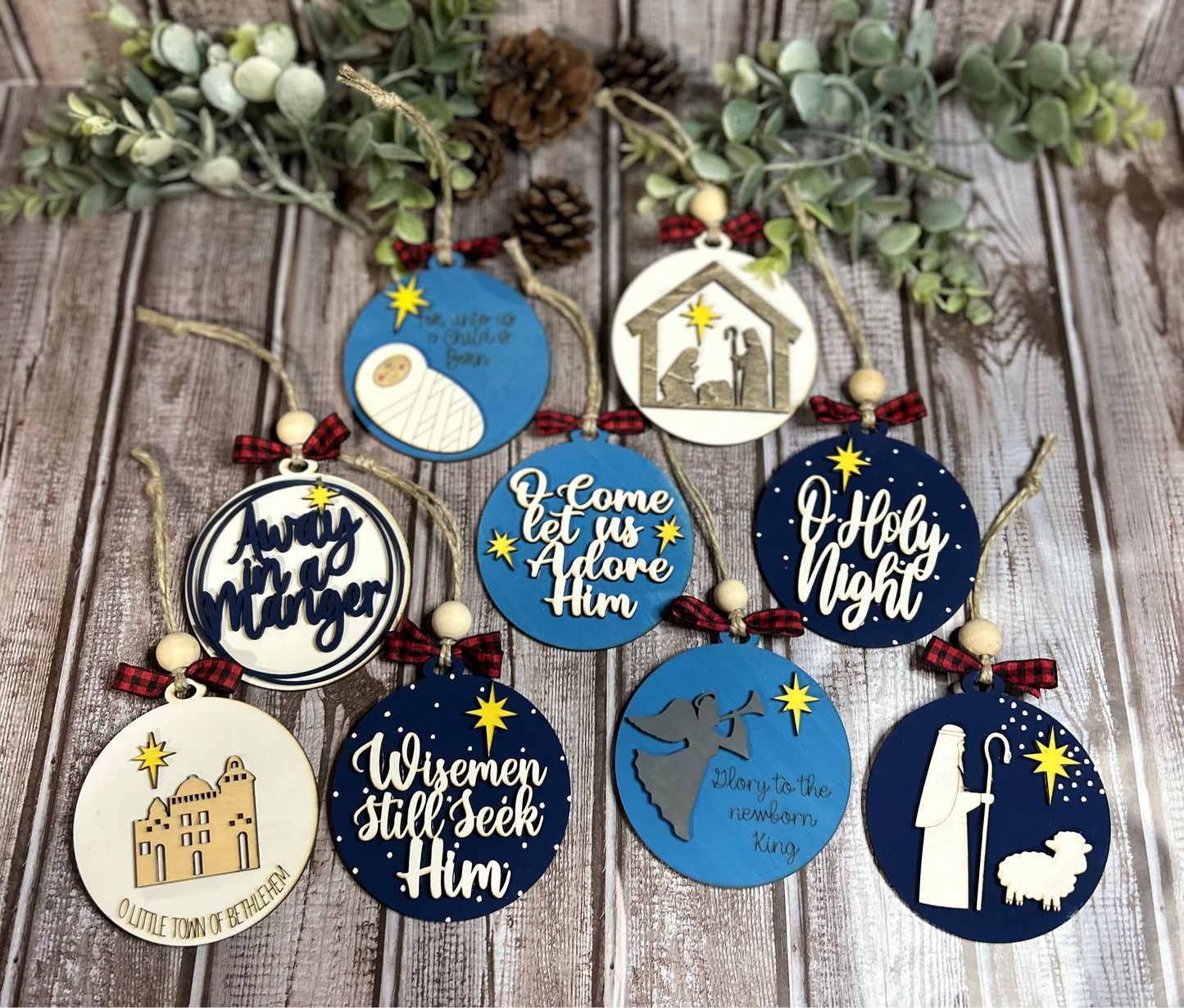 Nativity Ornament Set