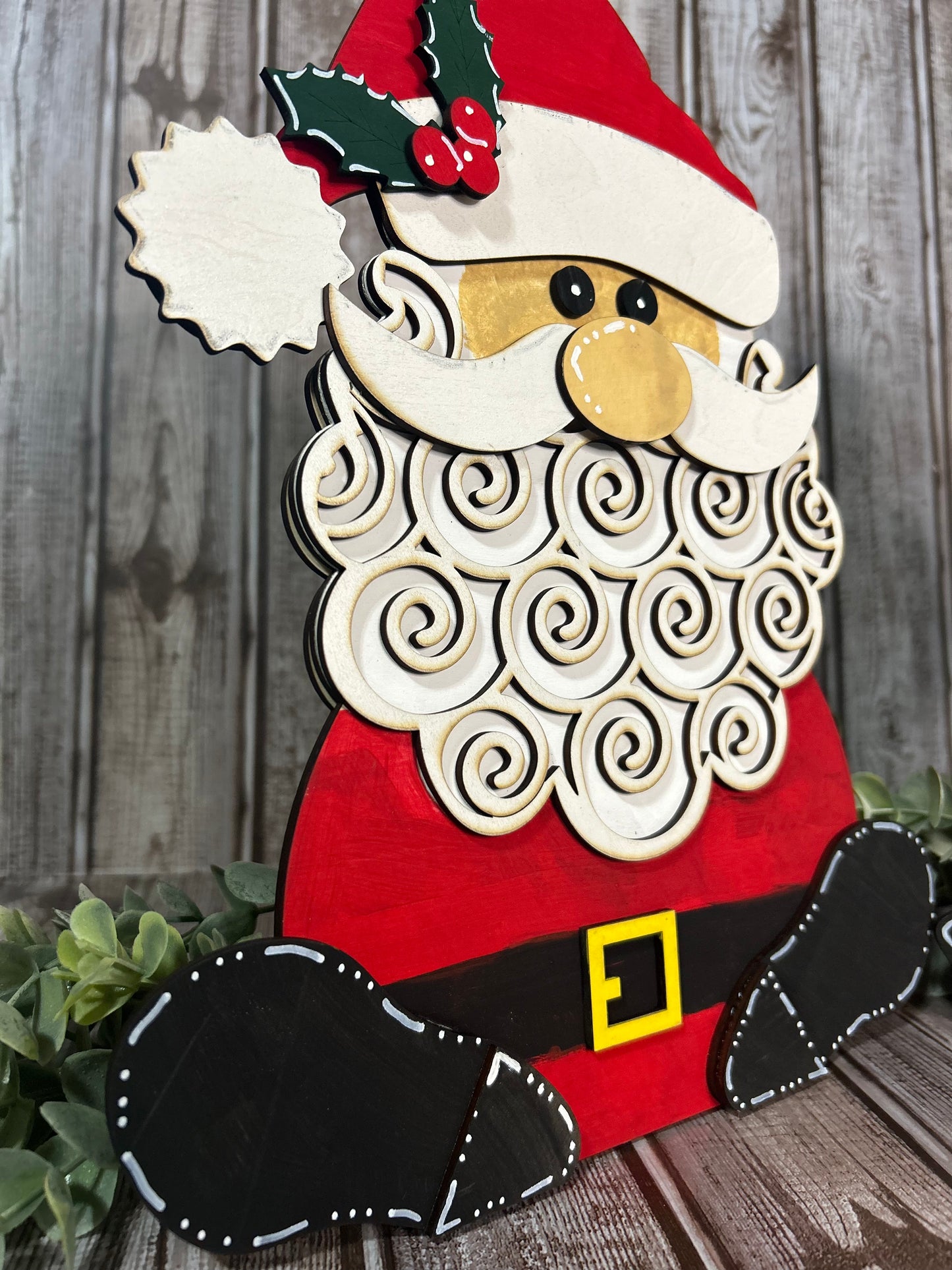 Santa and Mrs. Claus Shelf Sitter