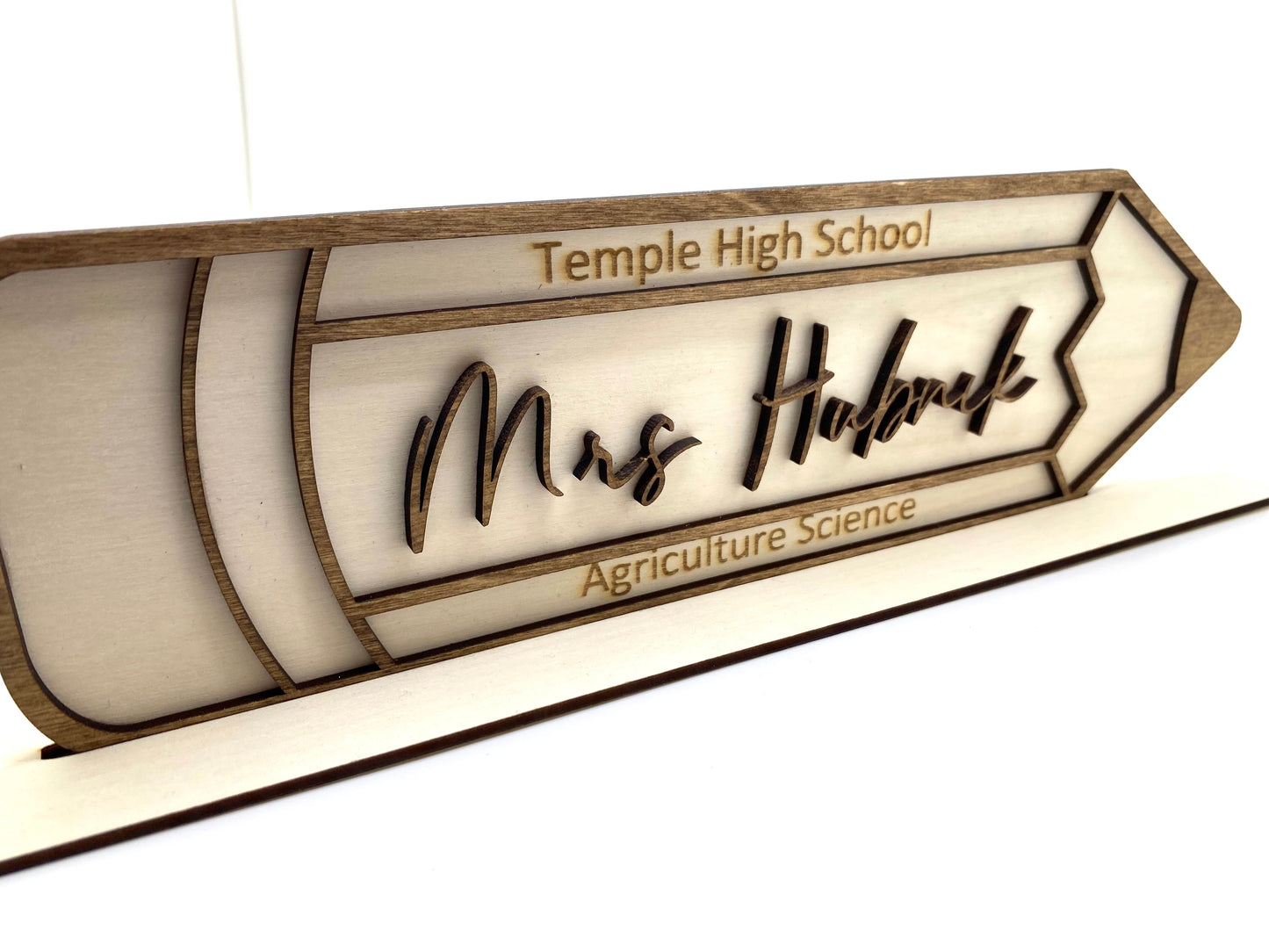 Teacher Pencil Name Plate