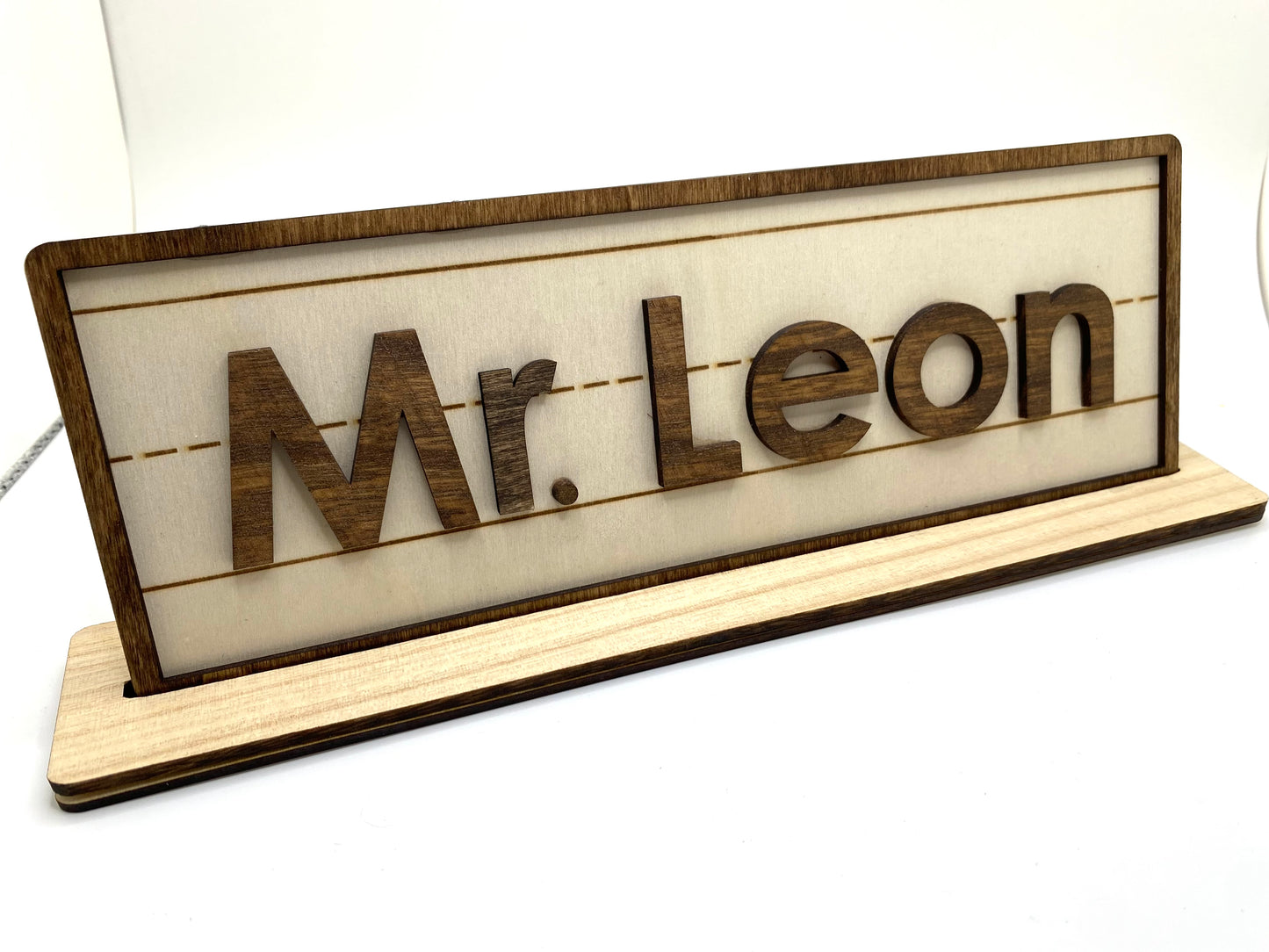 Teacher Handwriting Name Plate