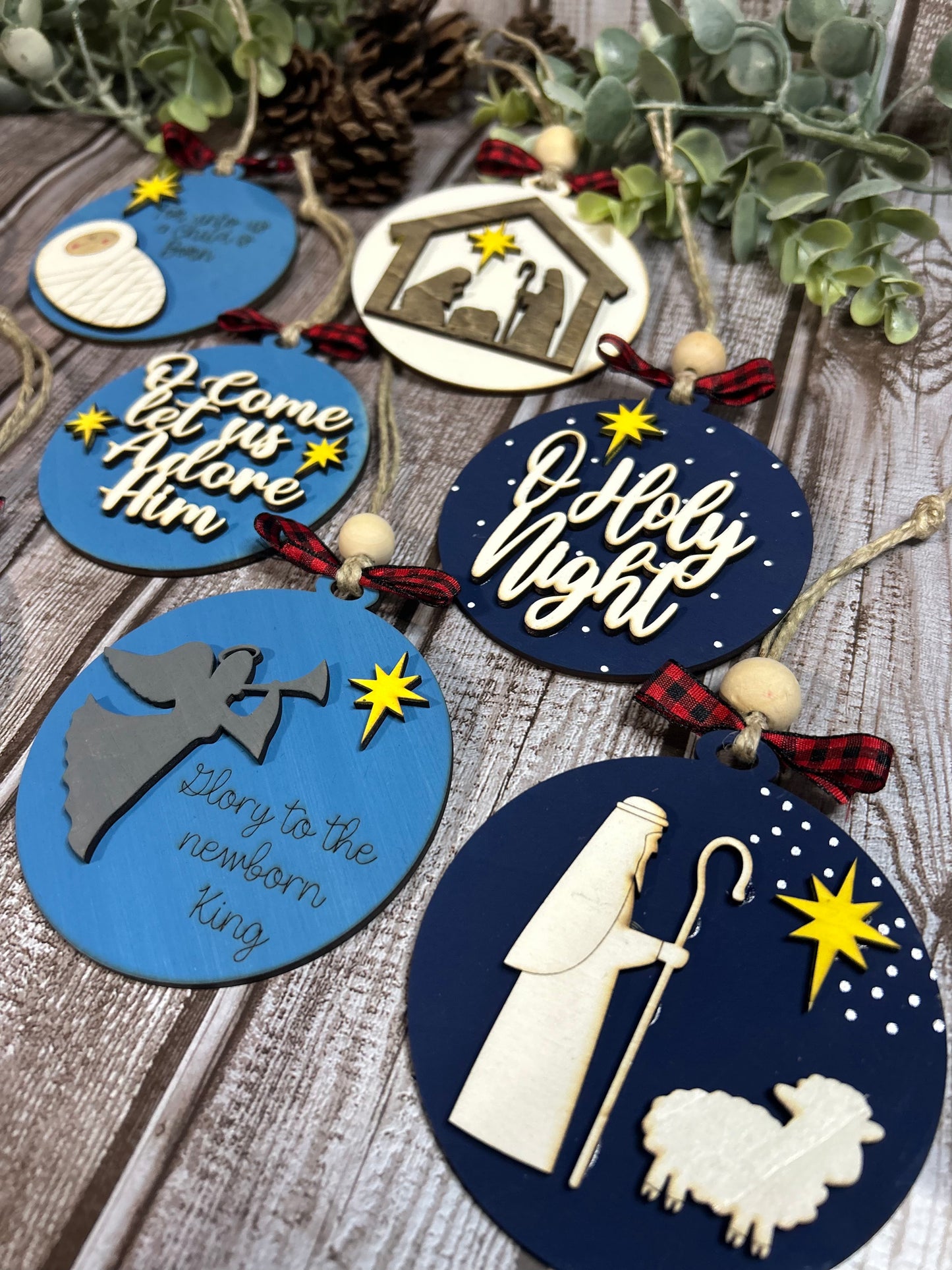Nativity Ornament Set