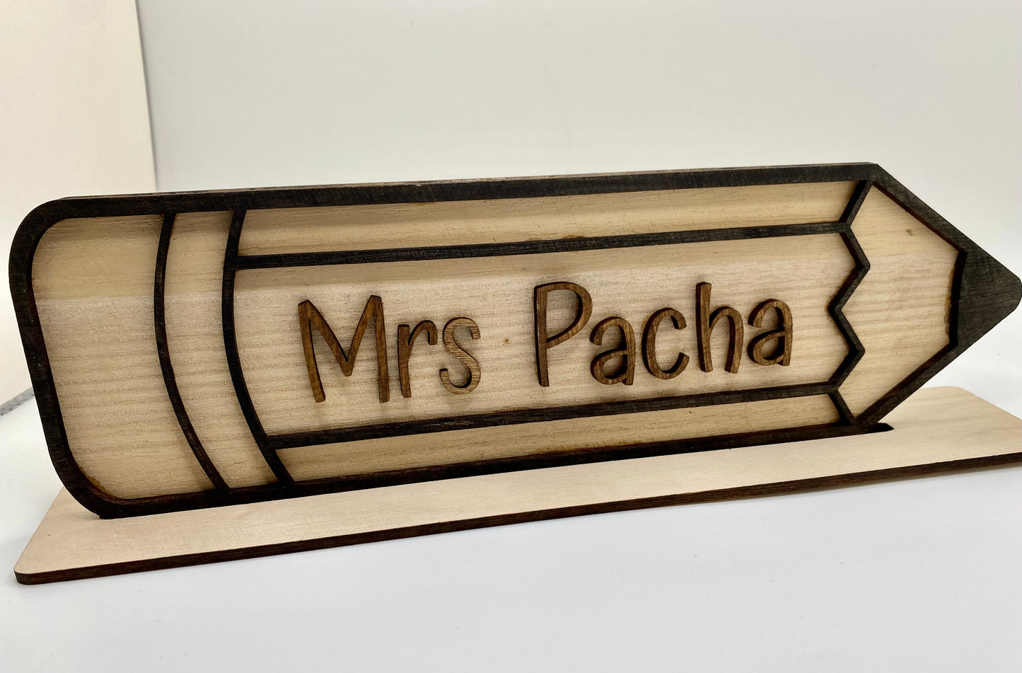 Teacher Pencil Name Plate