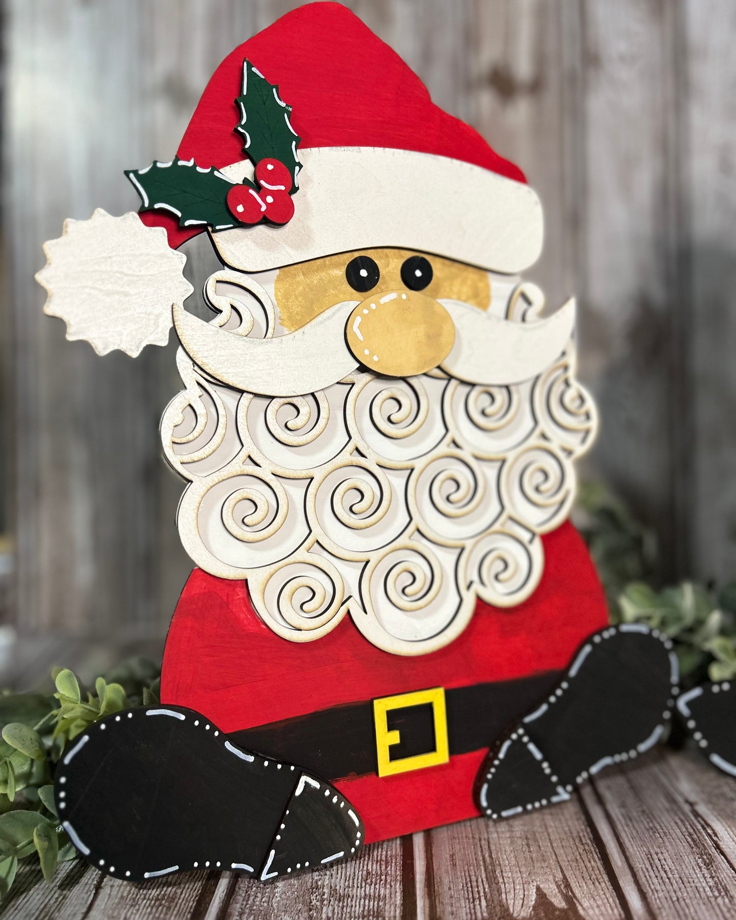 Santa and Mrs. Claus Shelf Sitter