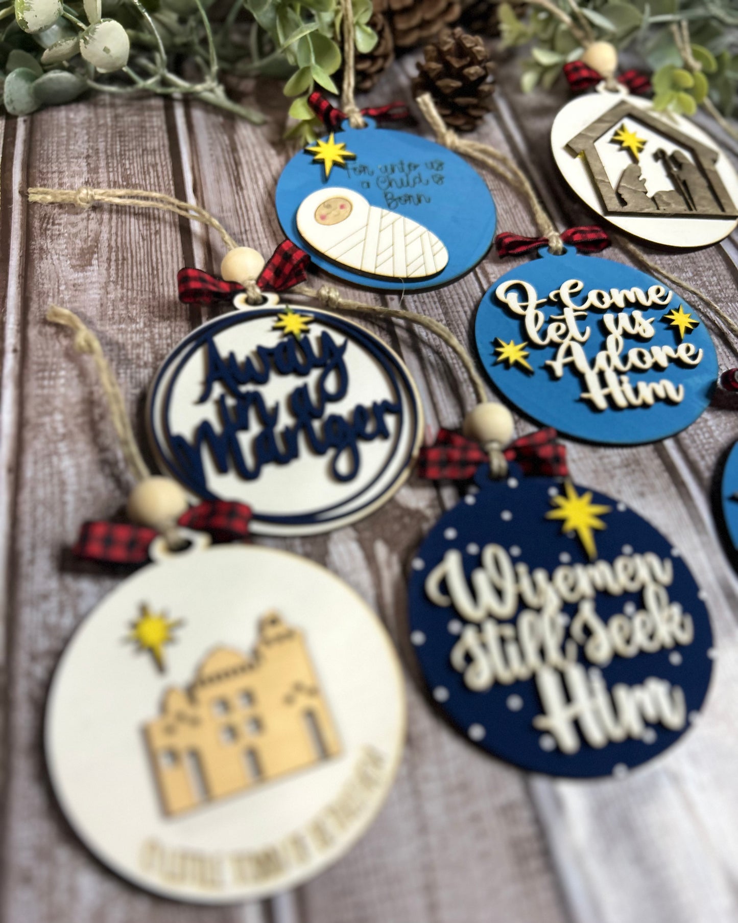 Nativity Ornament Set